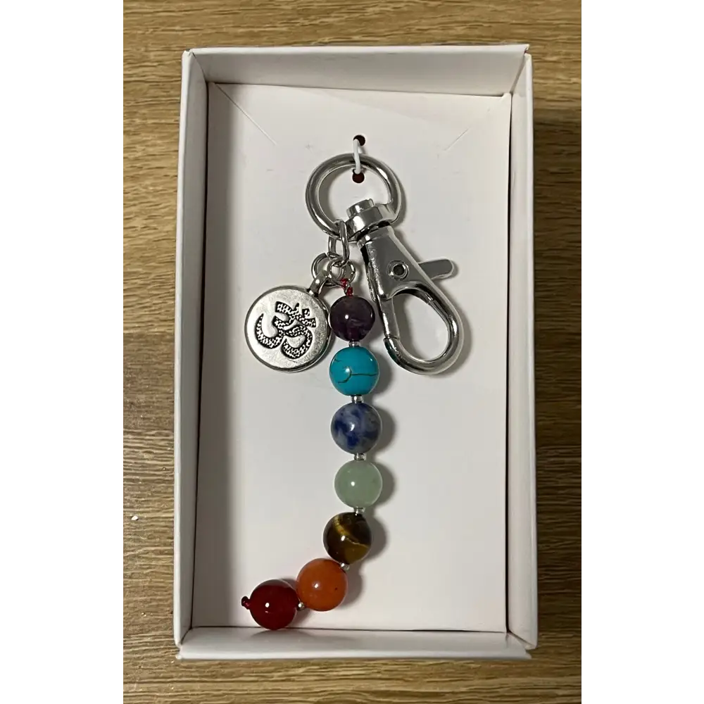 7 Chakra Crystal keyring - All Things Crystals