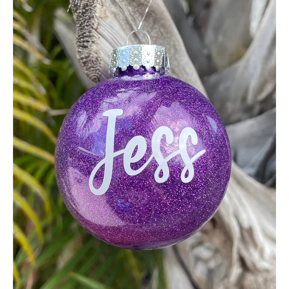 Christmas Glitter Baubles - Christmas