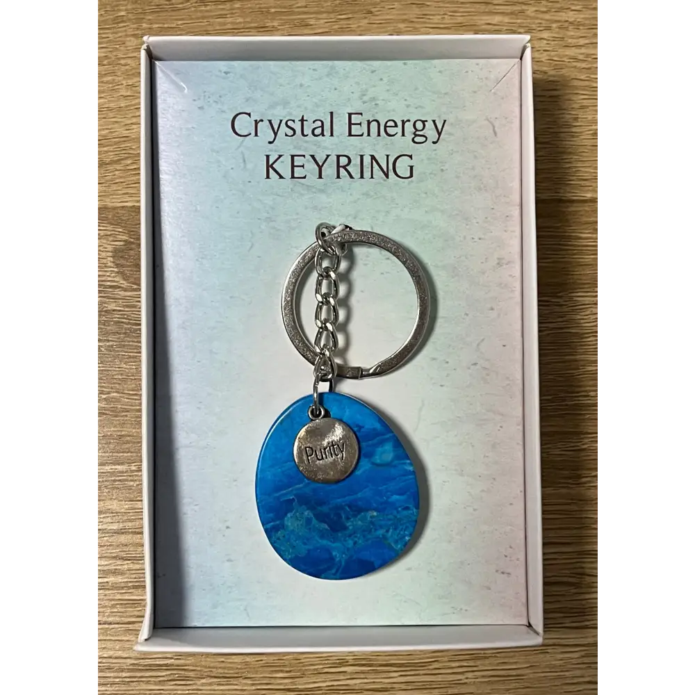 Crystal energy keyring - All Things Crystals