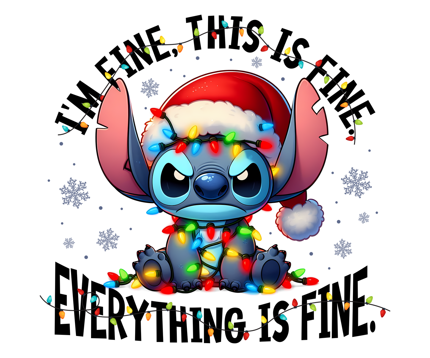 im fine Stitch christmas DTF print - Dtf and UV Dtf Prints