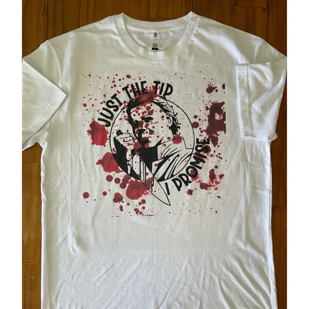 Just the tip I promise micheal Myers tshirt - Small - Clothing