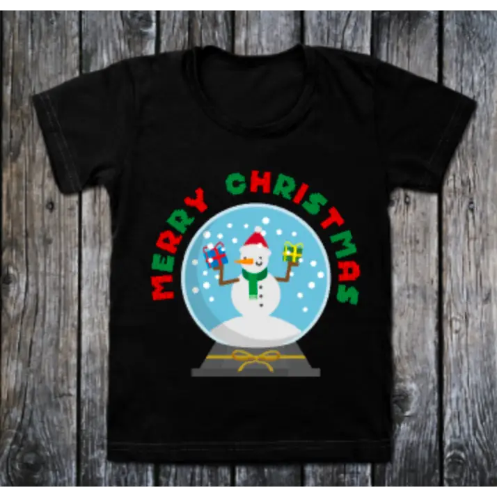 Kids snowman Christmas t-shirts - 00 - Christmas
