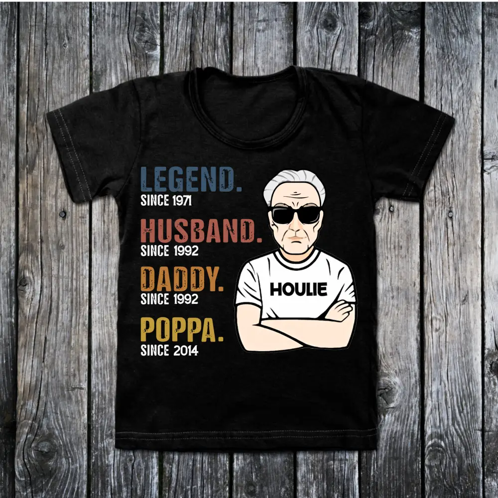 Legend husband daddy grumpa tshirt - Clothing