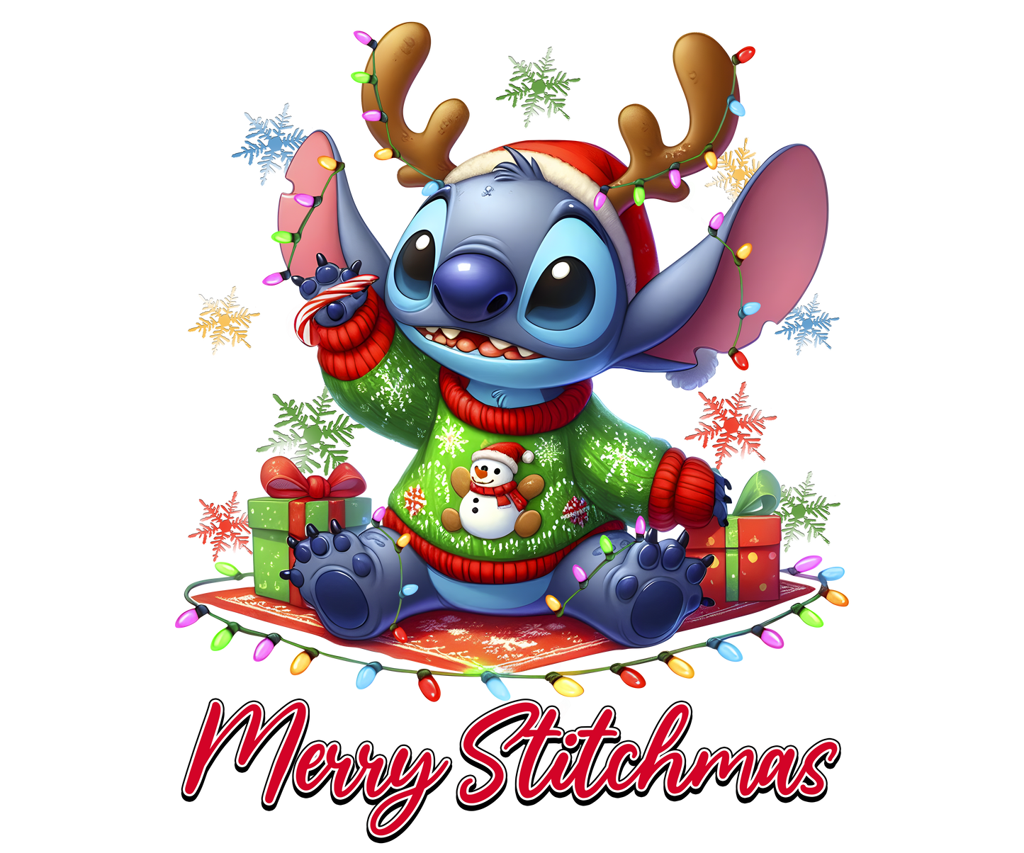 Merry Stitchmas DTF print - Dtf and UV Dtf Prints