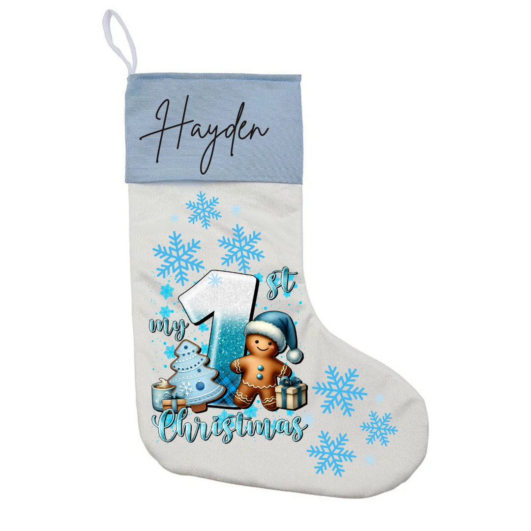 Personalised first christmas stockings - Christmas