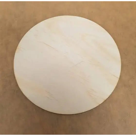 100 mm plywood circle - One hole - Accessories