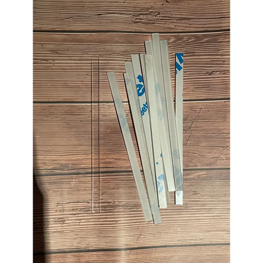 200 mm x 10mm clear acrylic sticks 3mm - Accessories