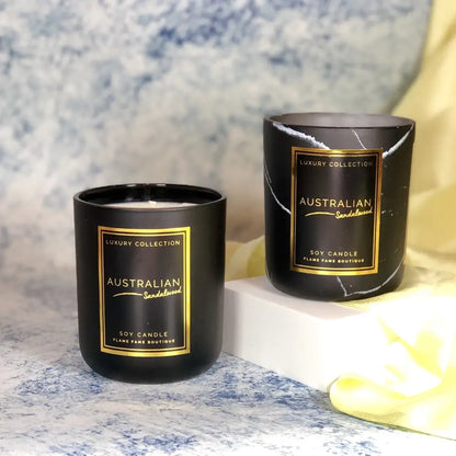 Australian Sandalwood - Matt Black - Candles