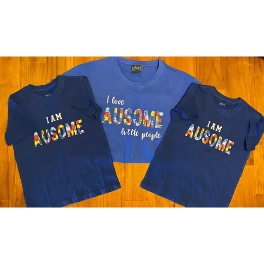 autism awareness I AM AUSOME tshirt - I AM AUSOME - All Products