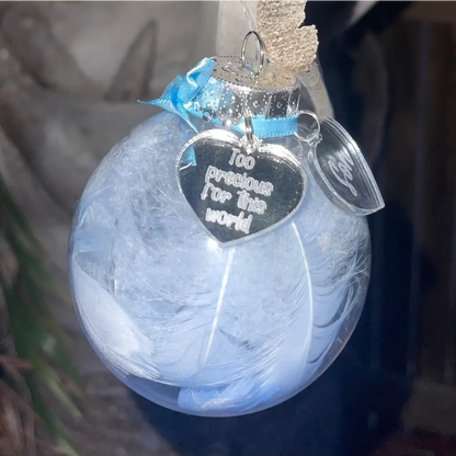 Baby memorial Christmas bauble - All Things Baby