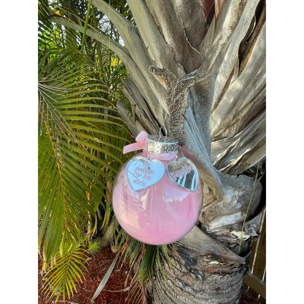 Baby memorial Christmas bauble - All Things Baby