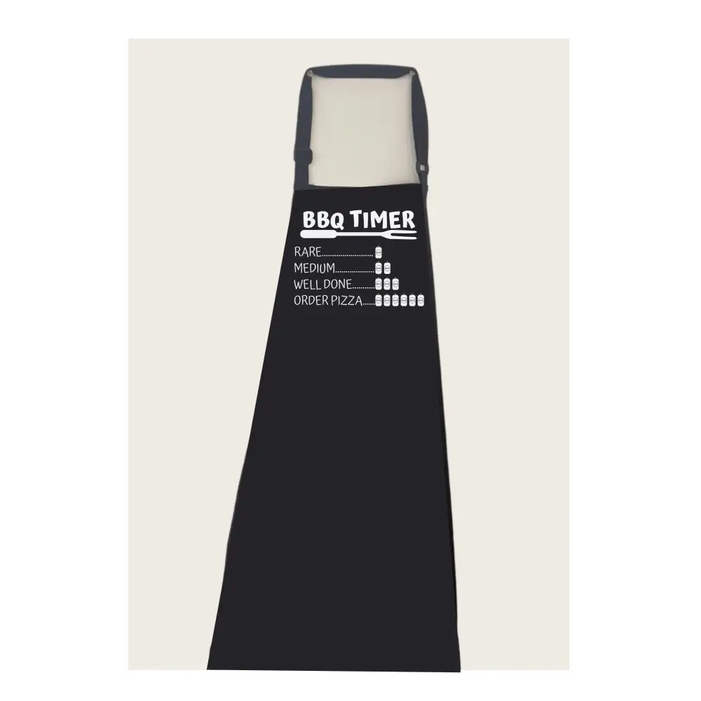 BBQ timer funny apron - Dtg - Accessories