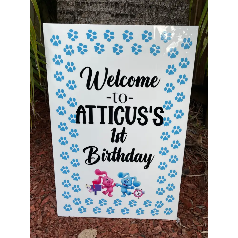 Birthday Welcome Sign - All Products