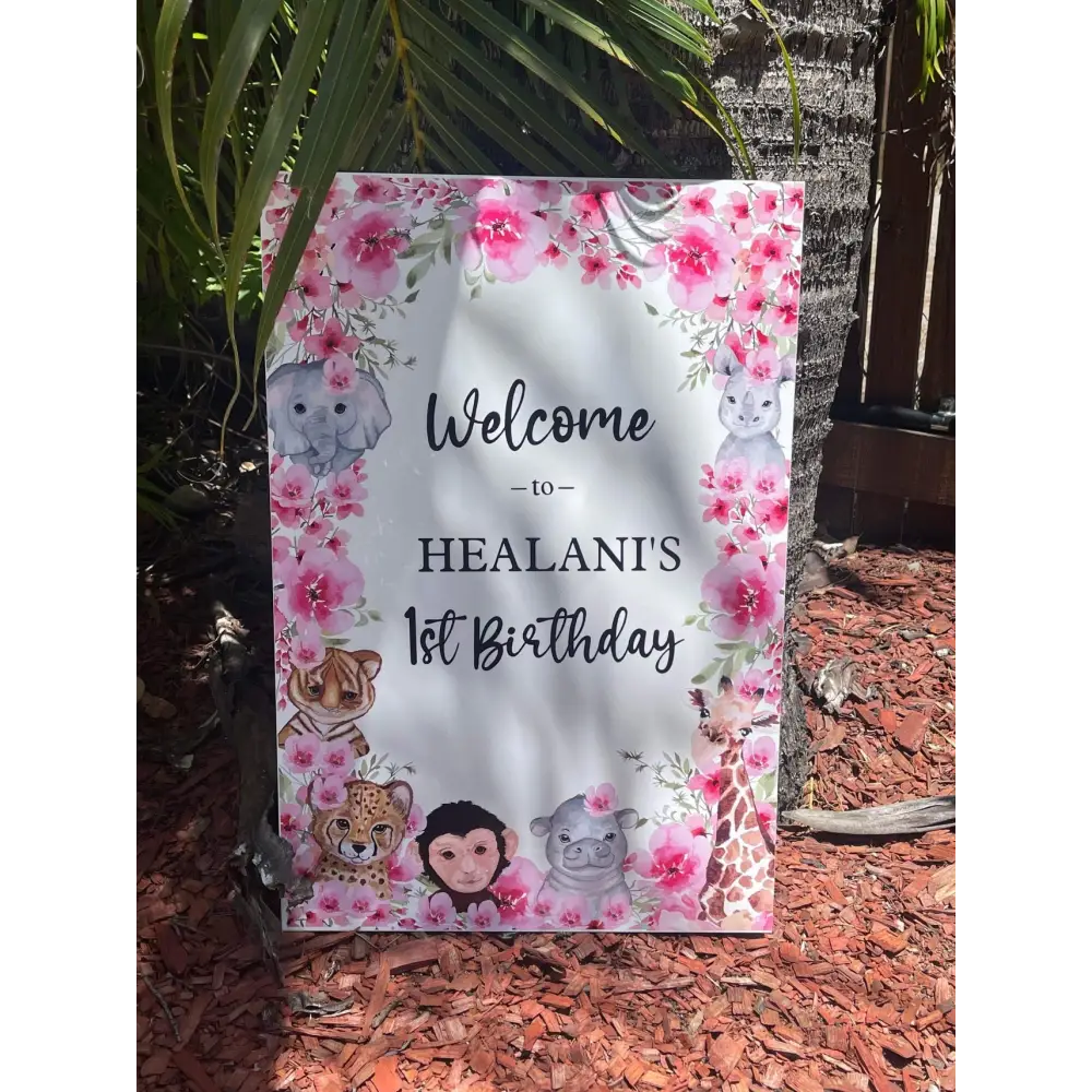 Birthday Welcome Sign - All Products