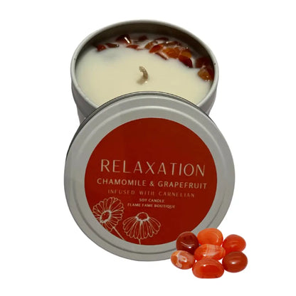 Chamomile and Grapefruit with Carnelian - All Things Crystals