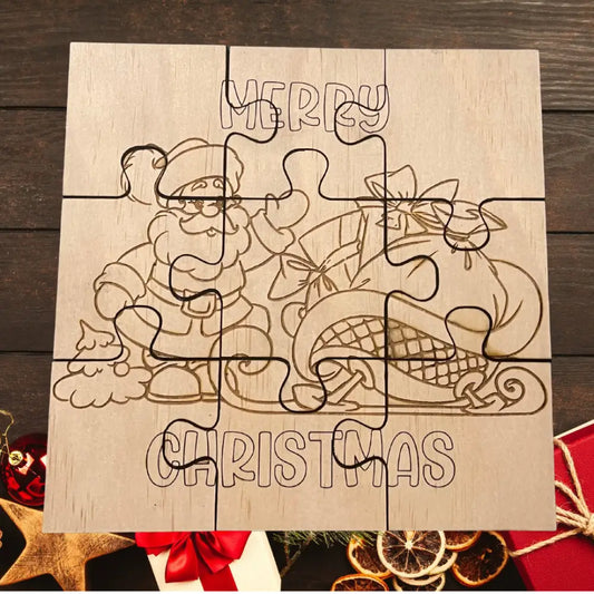 Christmas colouring puzzle - All Products