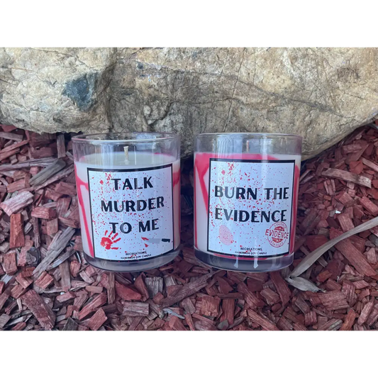 Crime candles - Talk Murder to Me - Candles