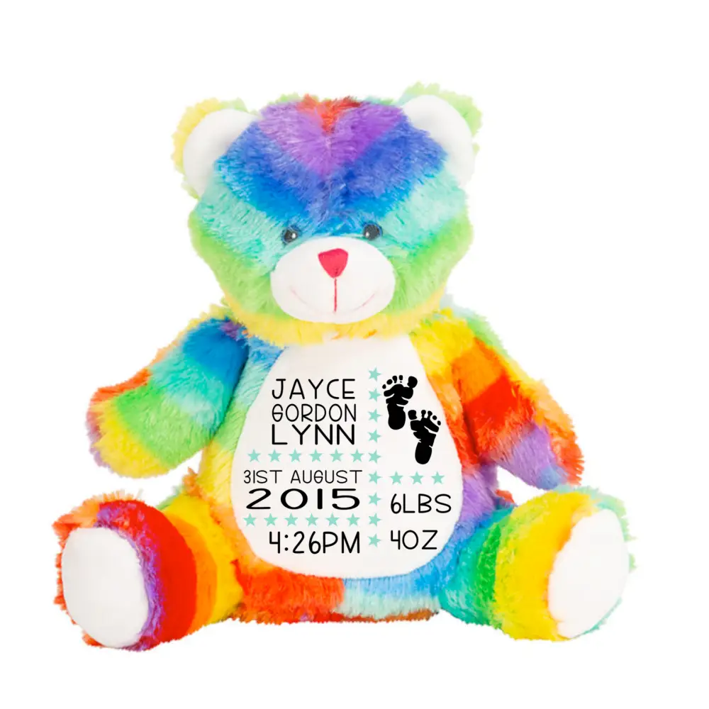 Custom message Bear Large - All Things Baby