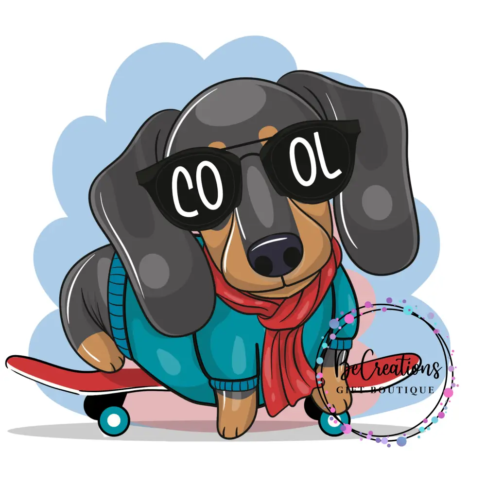 dachshund cool on skate board web.png