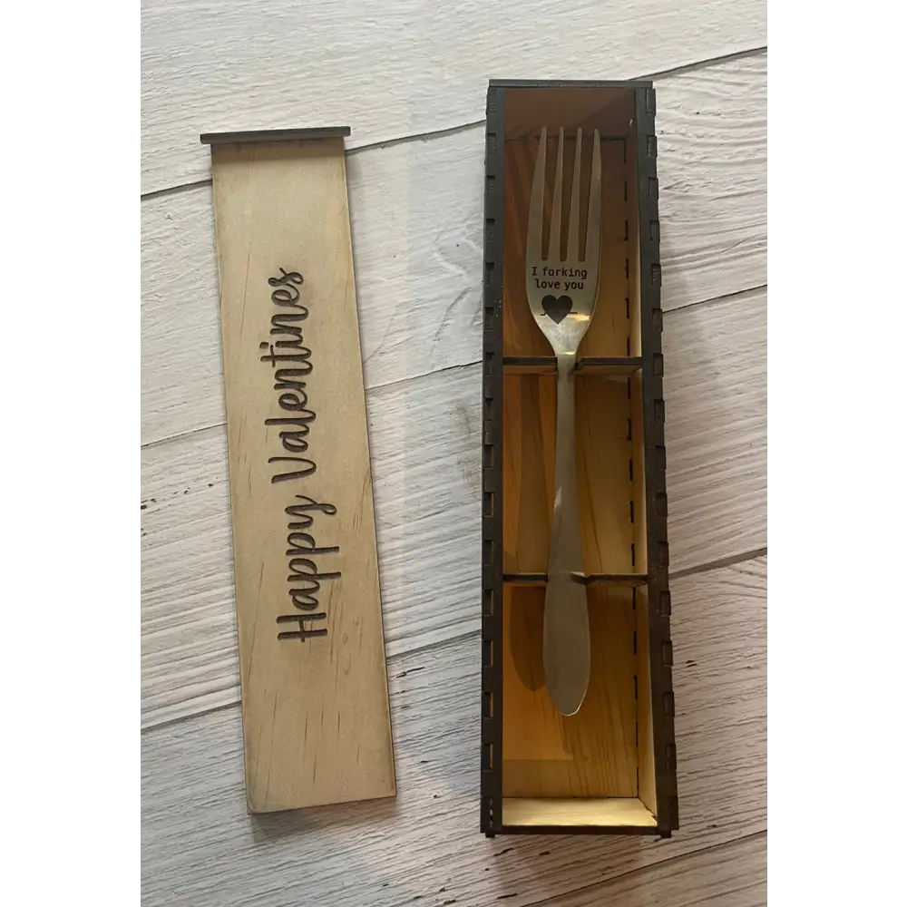 Engraved cutlery - Valentines Day