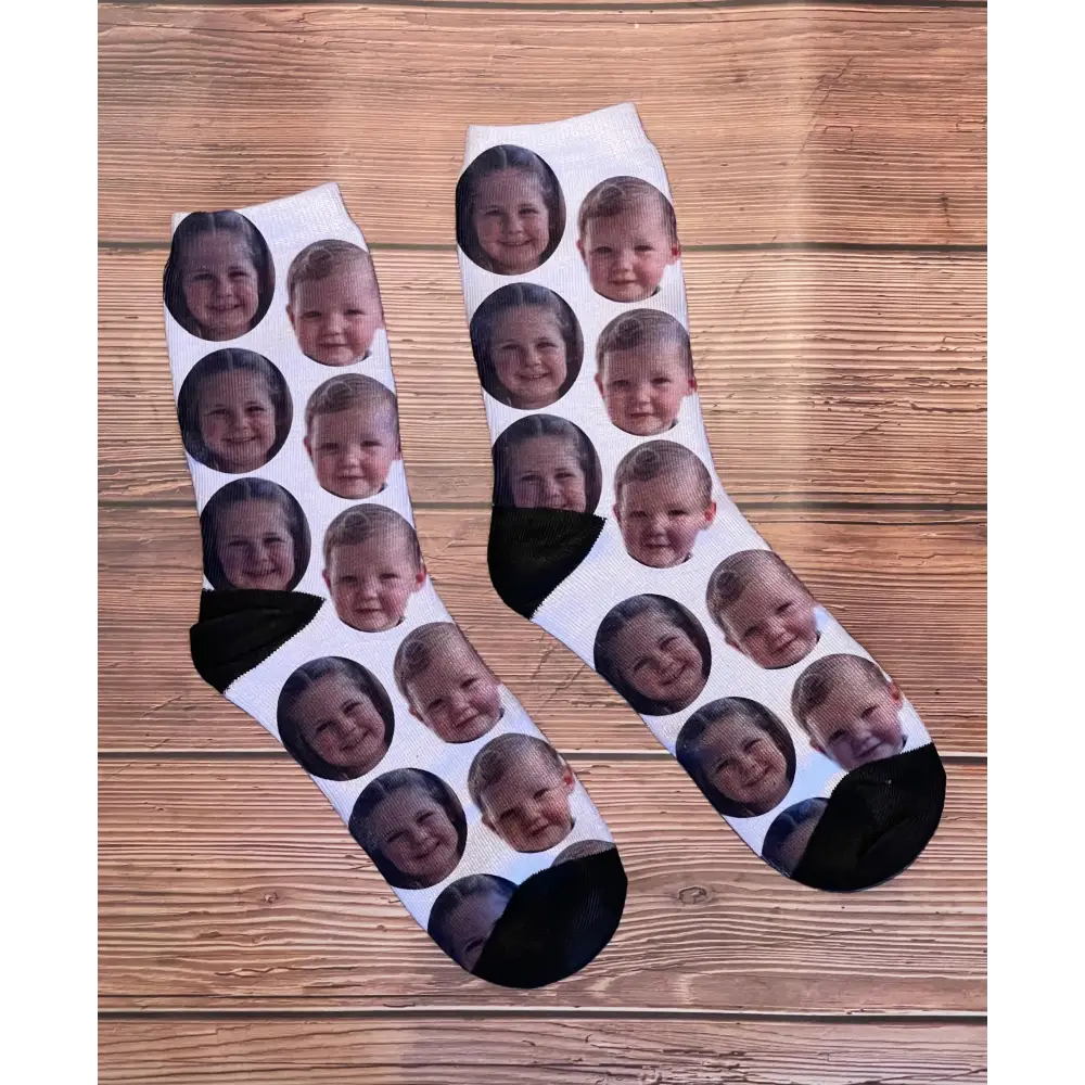 Face photo socks - Valentines Day