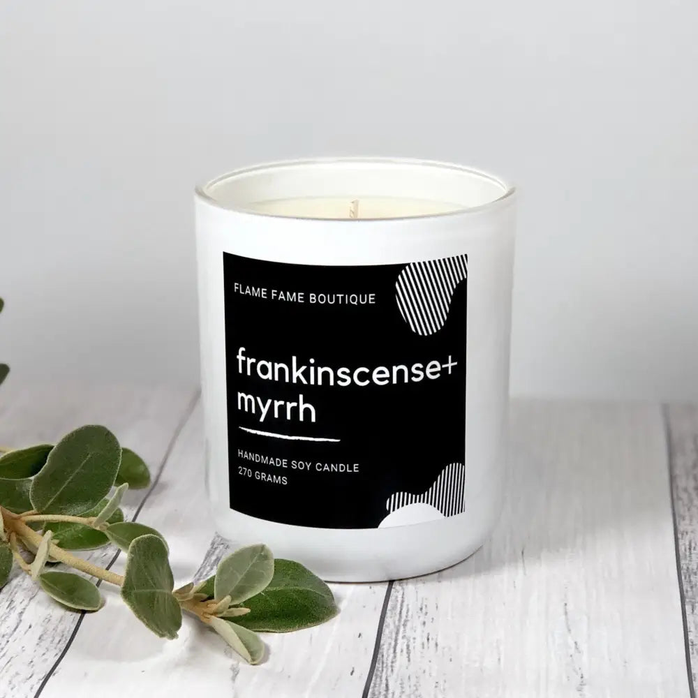 frankincense + myrrh Scented Candle - Candles