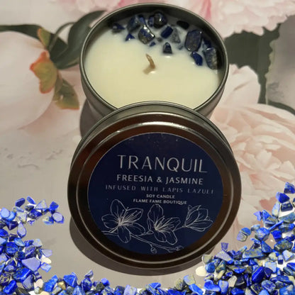 Freesia and Jasmine with Lapis Lazuli - All Things Crystals