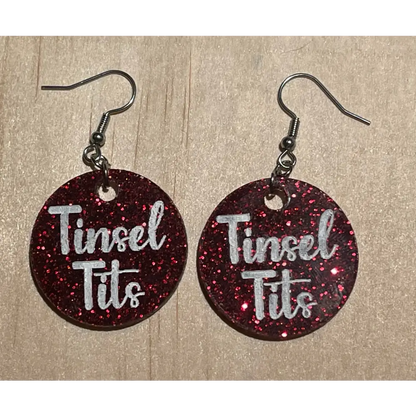 Funny adult Christmas earrings - Christmas