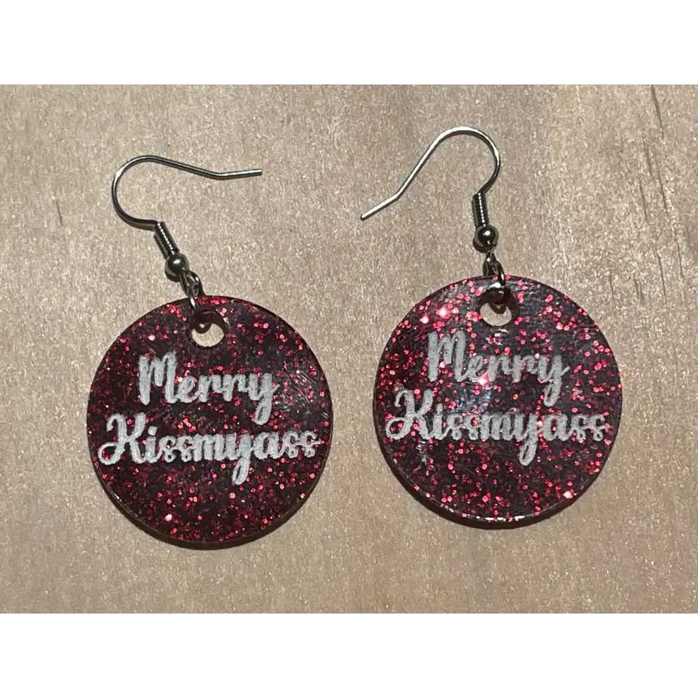 Funny adult Christmas earrings - Christmas