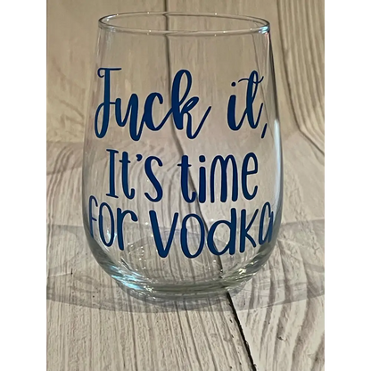 Funny Adult stemless wine glasses - 18 + Adult Gifts