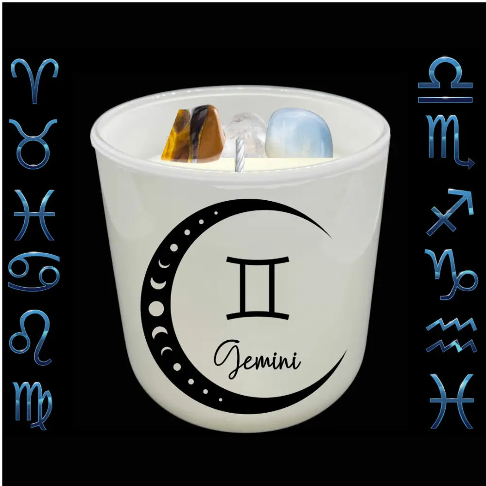 Gemini inspired candle - All Things Crystals