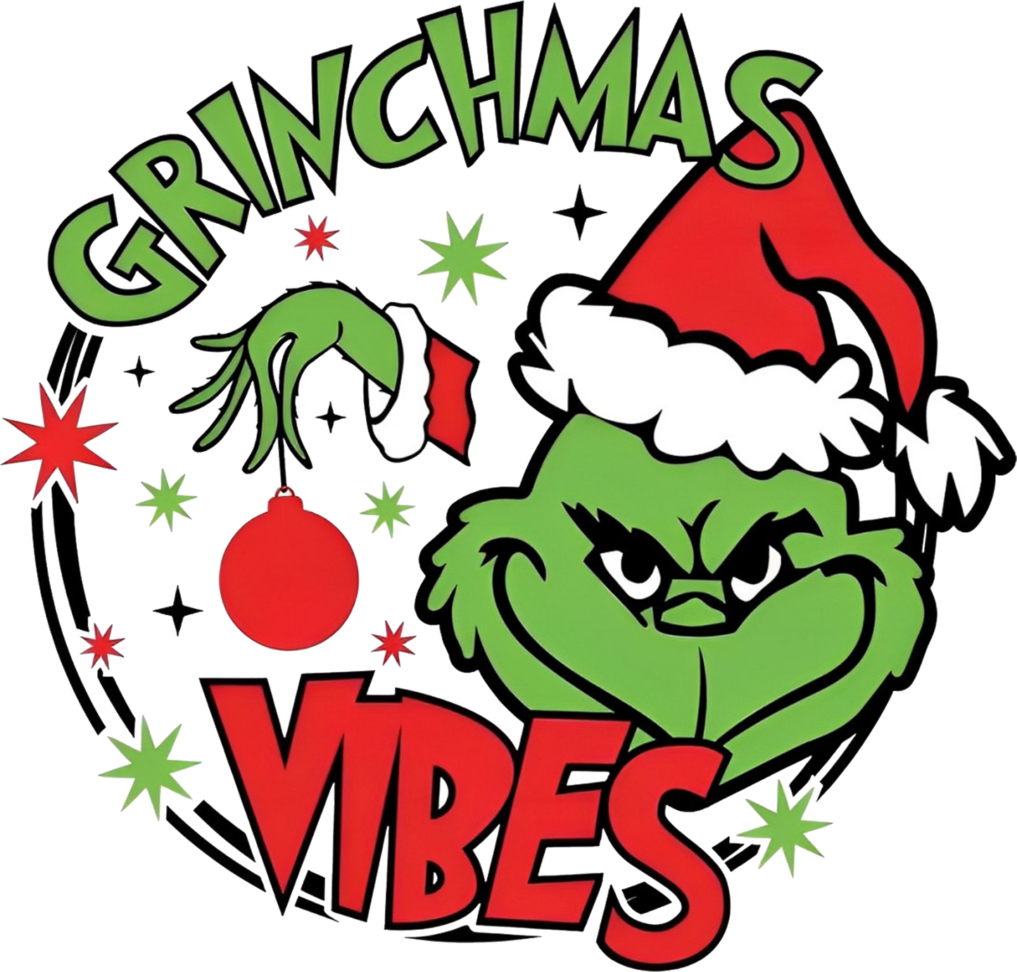 Ginchmas vibes DTF print - Dtf and UV Dtf Prints