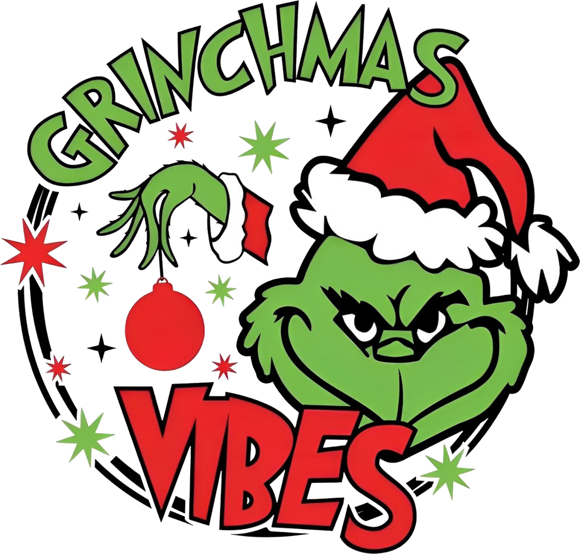 Ginchmas vibes DTF print - Dtf and UV Dtf Prints