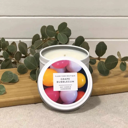 Grape Bubblegum Scented Candles - 4oz - Candles