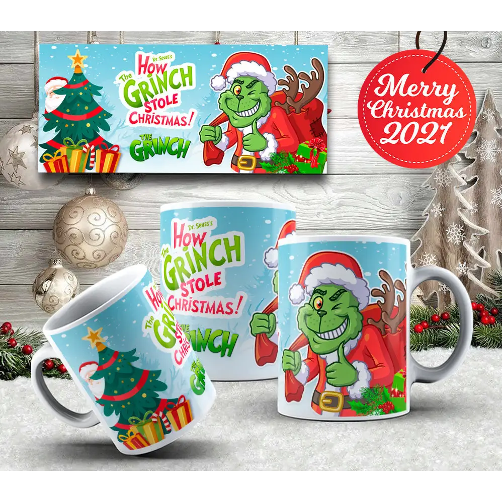 Grinch Christmas Mug - Christmas