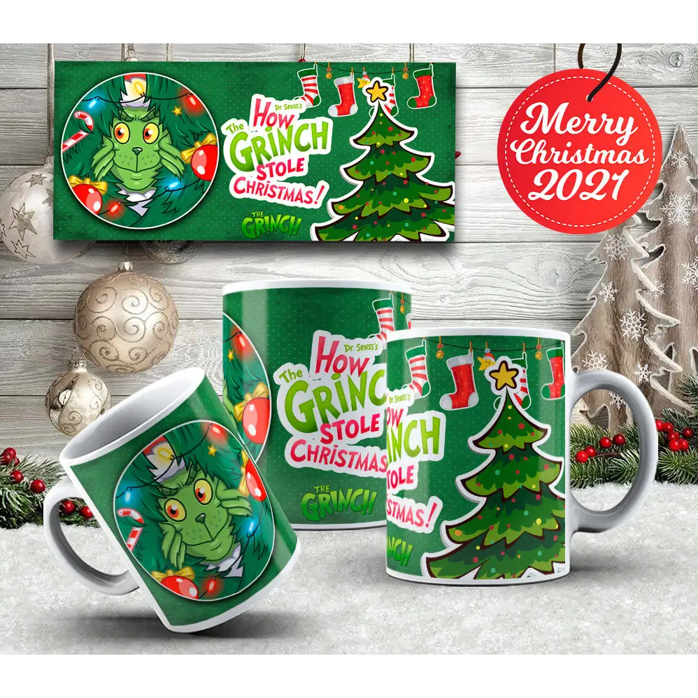 Grinch Christmas Mug - Christmas