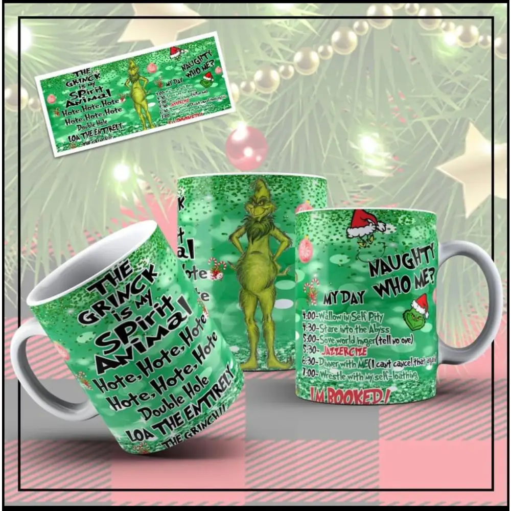 Grinch Christmas mugs - Christmas