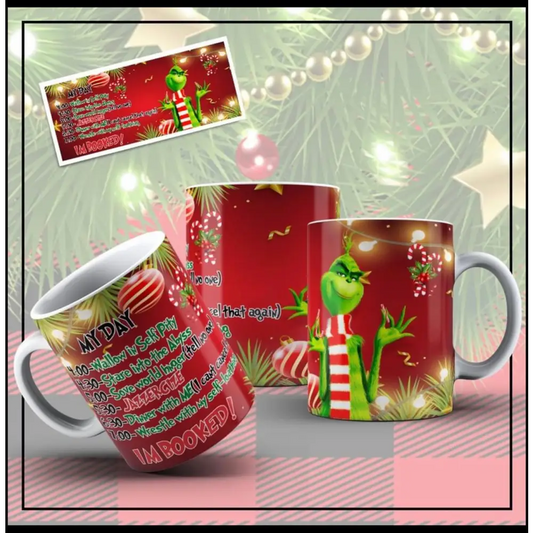 Grinch Christmas mugs - Design 1 - Christmas