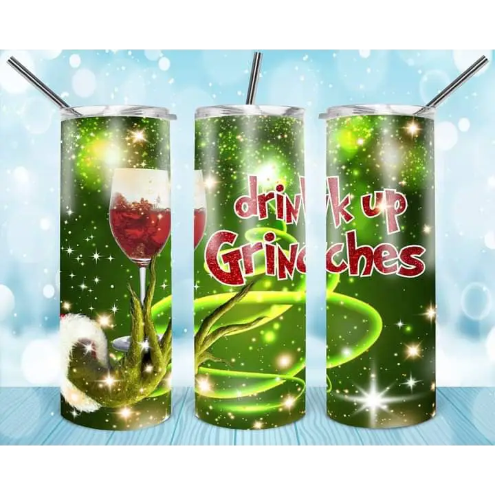 Grinch Christmas tumblers - Christmas