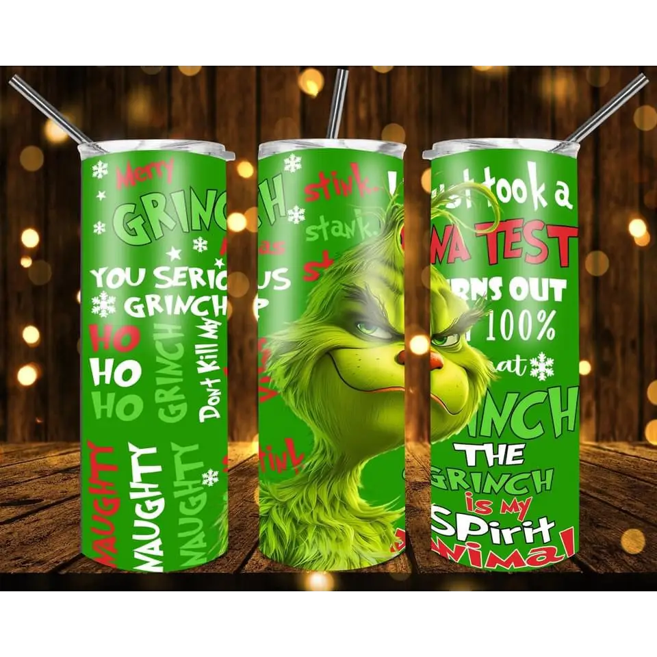 Grinch Christmas Tumblers - 3 / 20oz