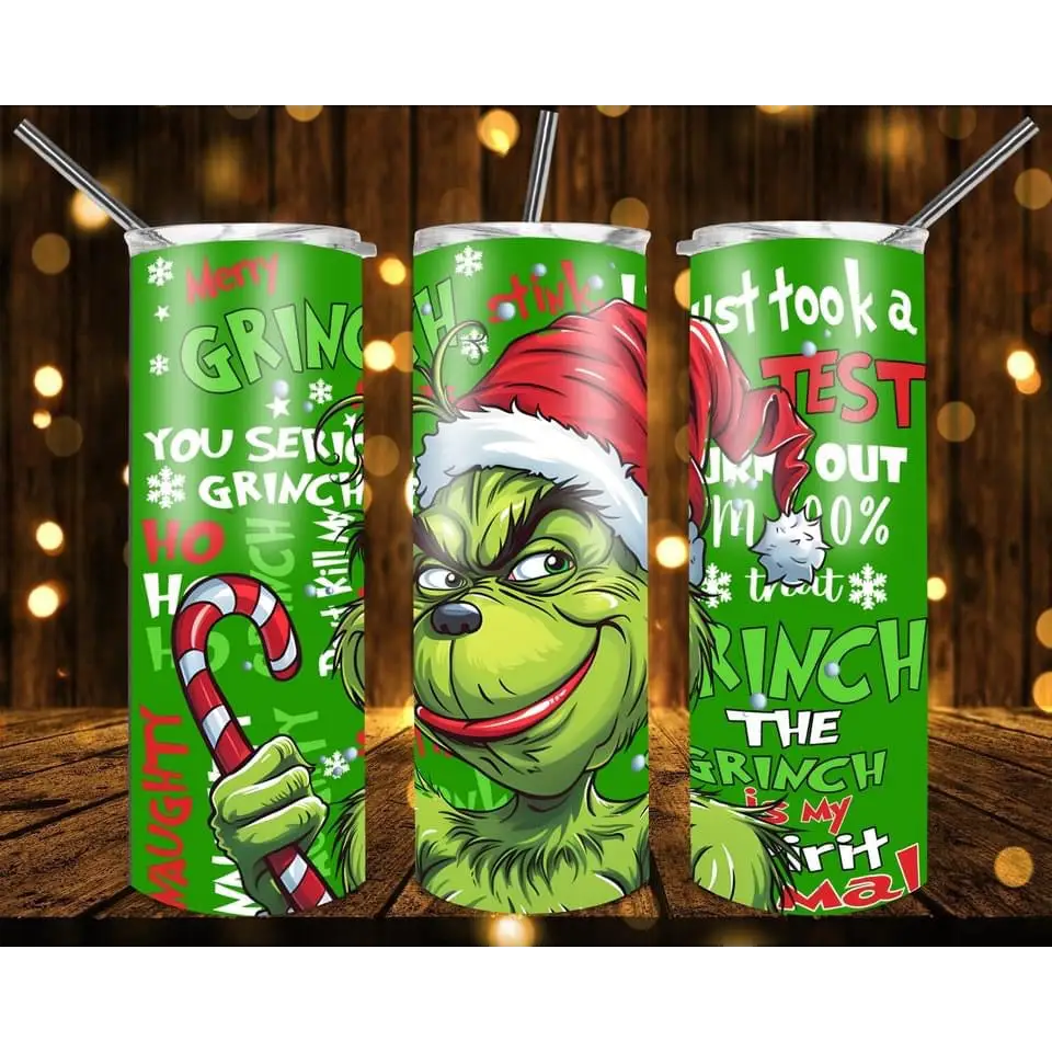 Grinch Christmas Tumblers - 5 / 20oz