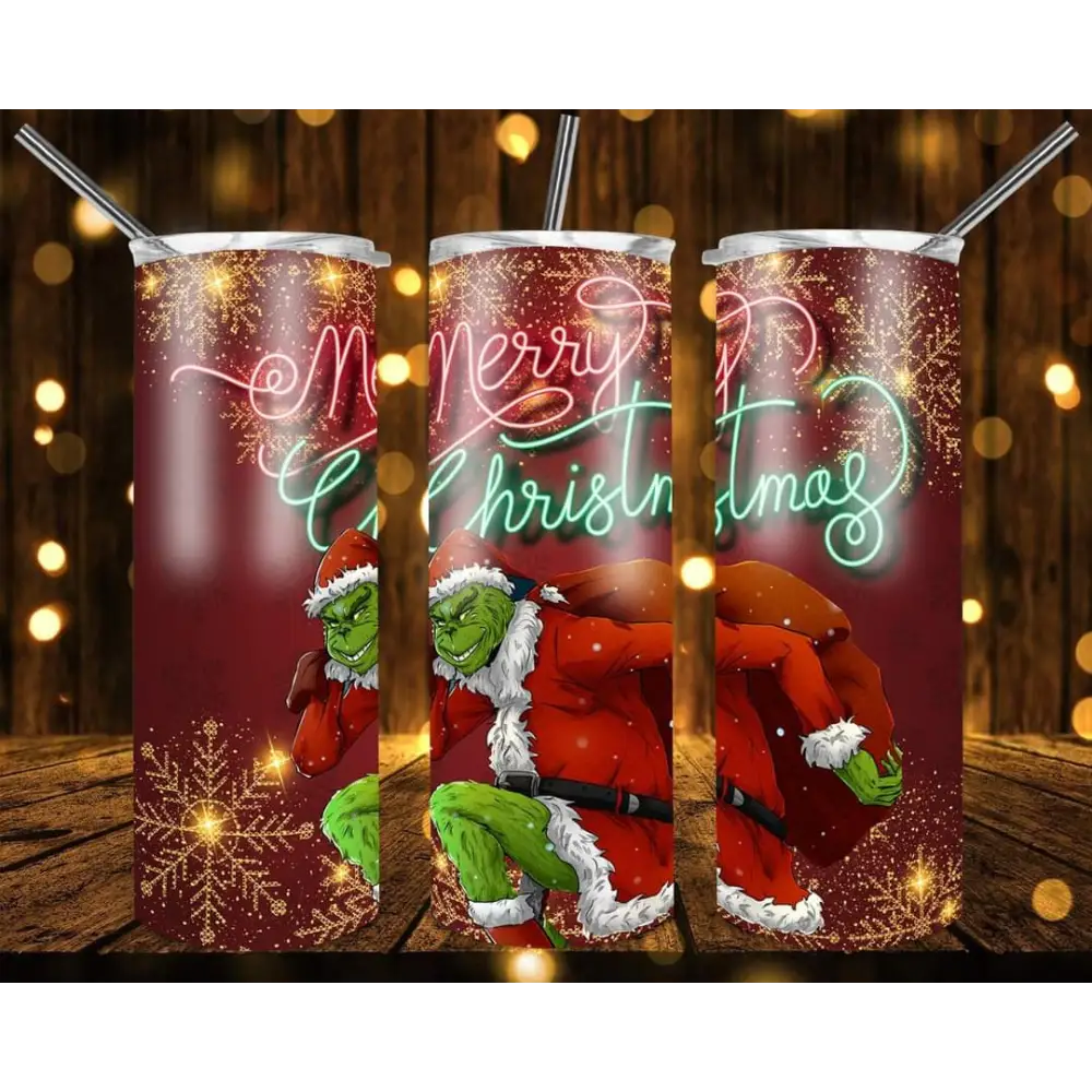 Grinch Christmas tumblers - Christmas