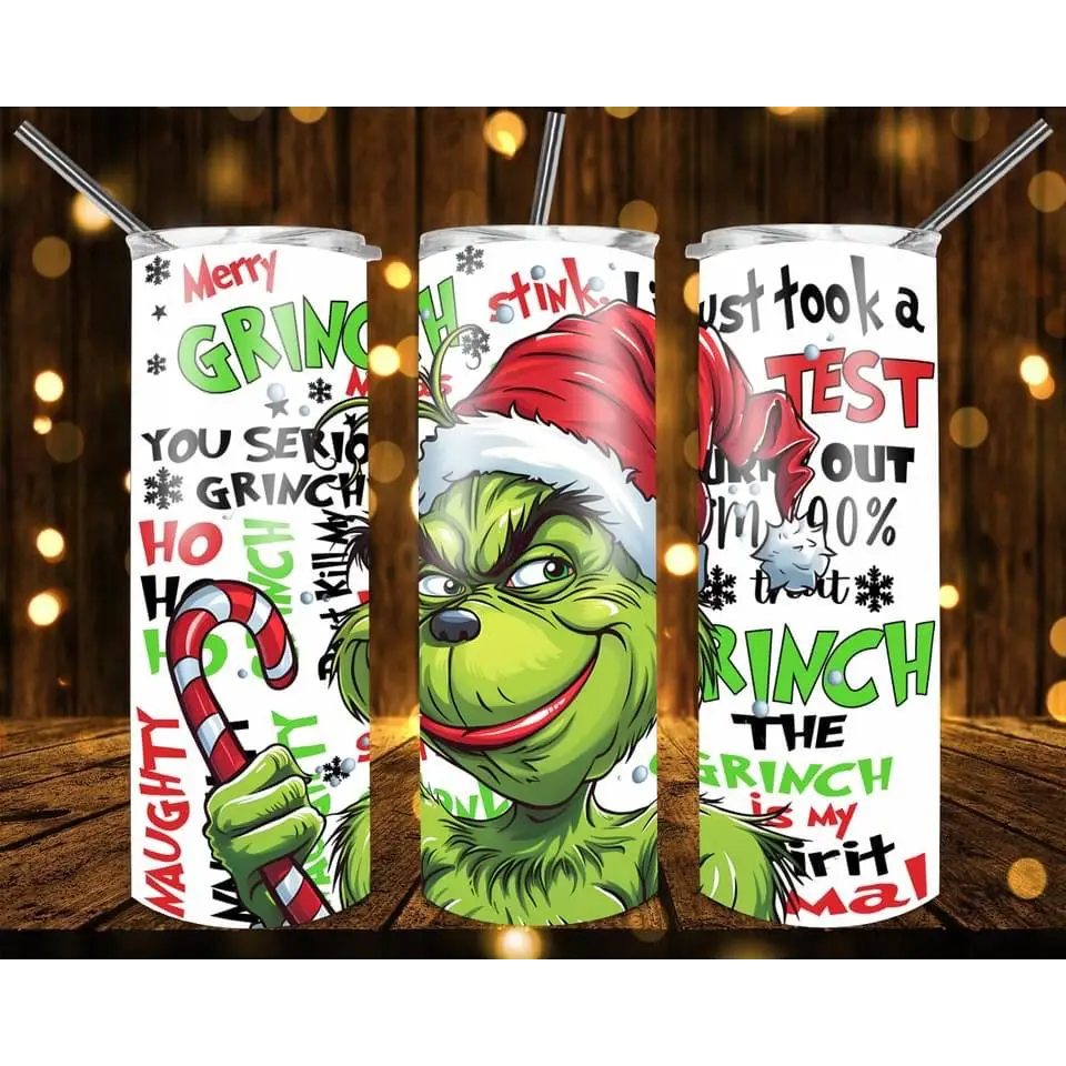 Grinch Christmas Tumblers - 6 / 20oz