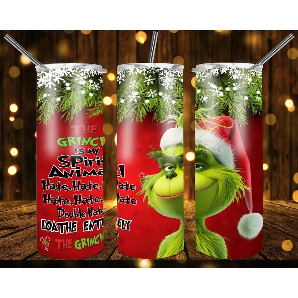 Grinch Christmas Tumblers - 7 / 20oz