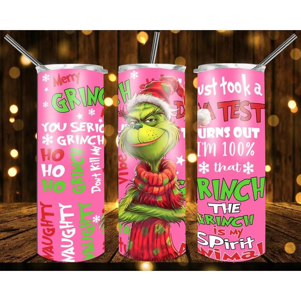 Grinch Christmas Tumblers - 8 / 20oz