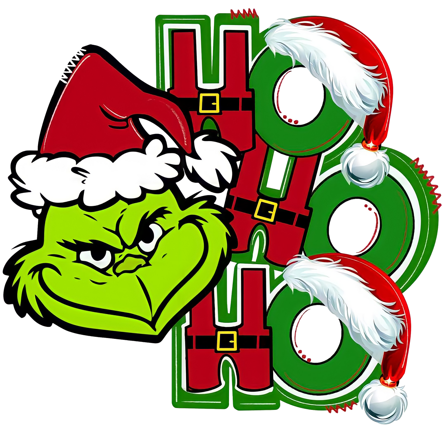 Grinch Ho ho ho DTF print - Dtf and UV Dtf Prints