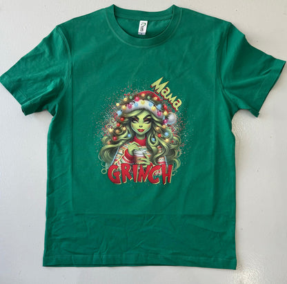 Grinch Mama DTF print - adults - Dtf and UV Dtf Prints