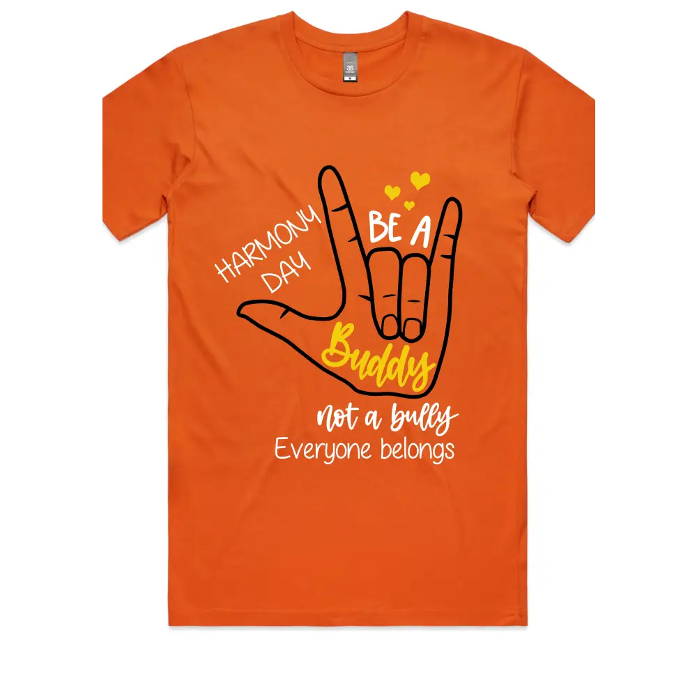 harmony day be a buddy not a bully fingers orange.png