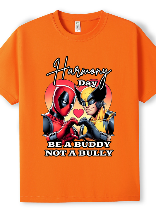Harmony Day deadpool be a buddy T-shirt - Clothing