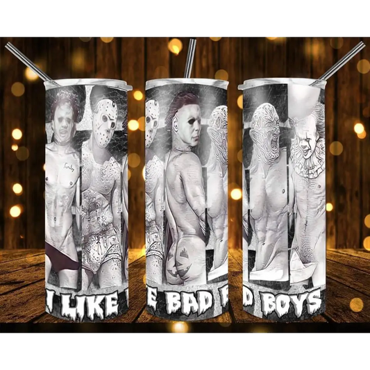 I like bad boys horror Tumbler - 20oz - Drinkware